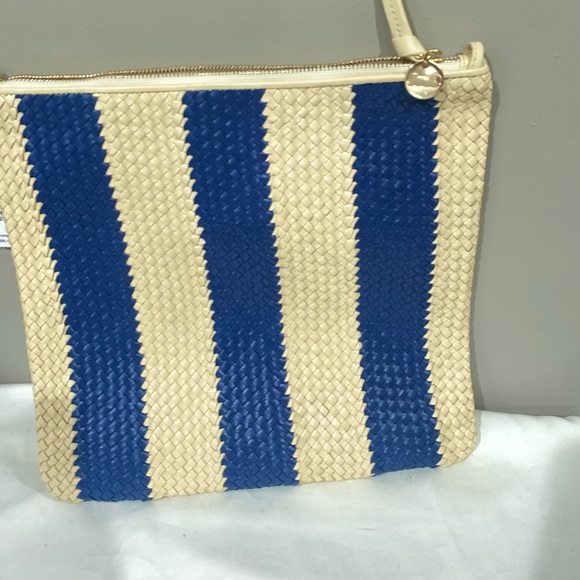 Last offer🔥🔥🔥🔥Clare V Fold over Woven Leather Clutch - Picture 9 of 15